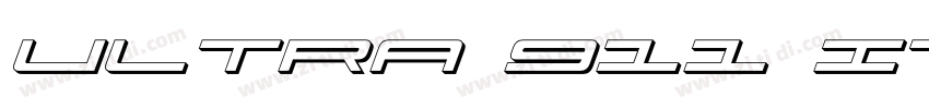 Ultra 911 Italic Ita字体转换